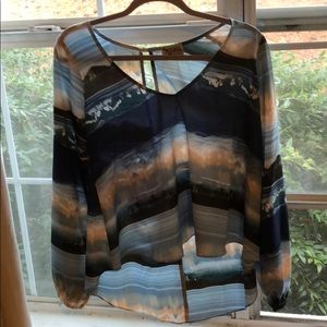 Show me your mumu long sleeve keyhole back